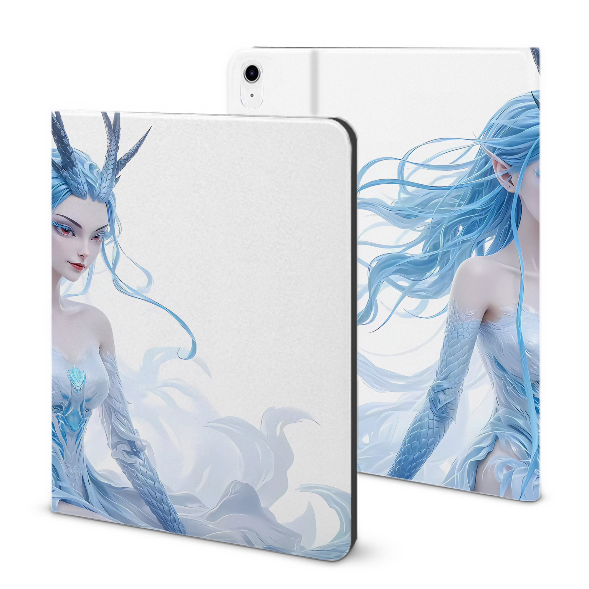 （画像用） Ne Zha 2 ナタ 魔童の大暴れ IPad ケース ブック型 PUレザー TPU 耐衝撃 軽量 薄型 ペン収納なし 全面保護 IPad 各モデル対応
